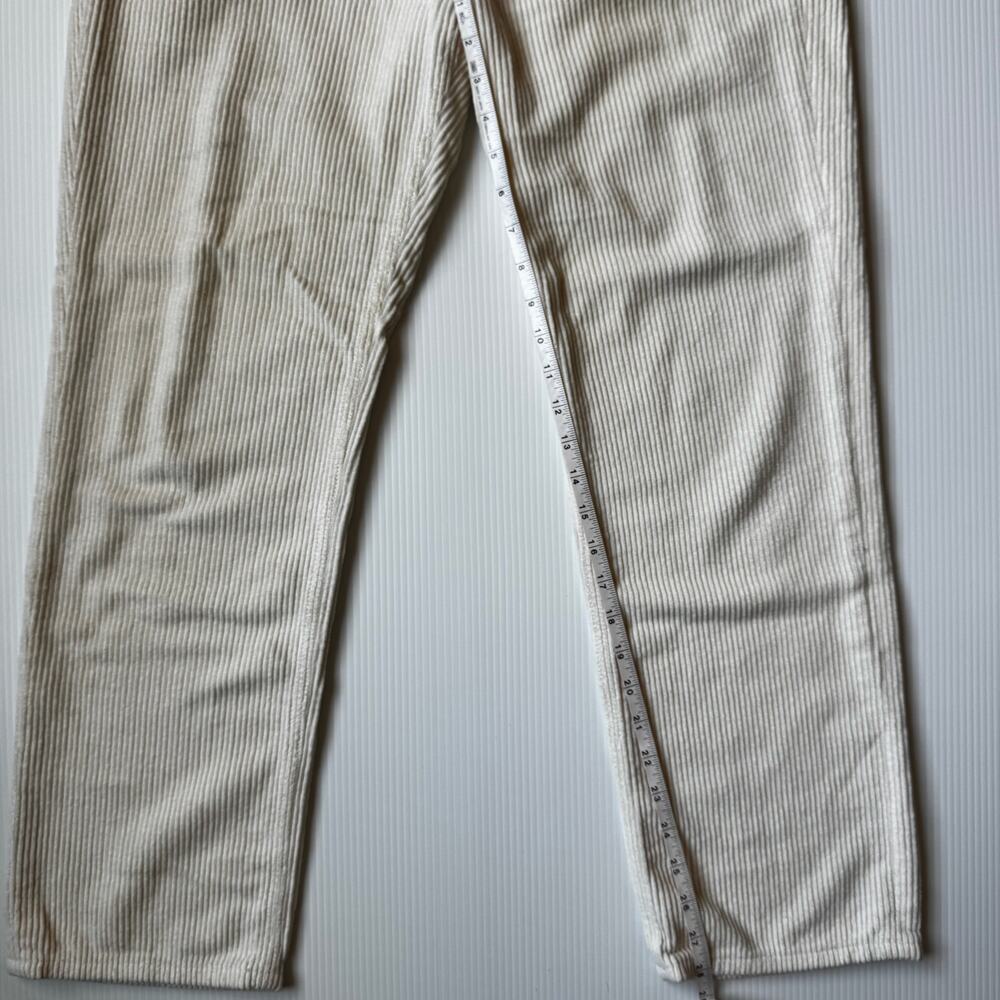 Reformation Cynthia Corduroy Pants 28 Cream Straight Cozy Nostalgic Retro Ivy - Picture 9 of 16